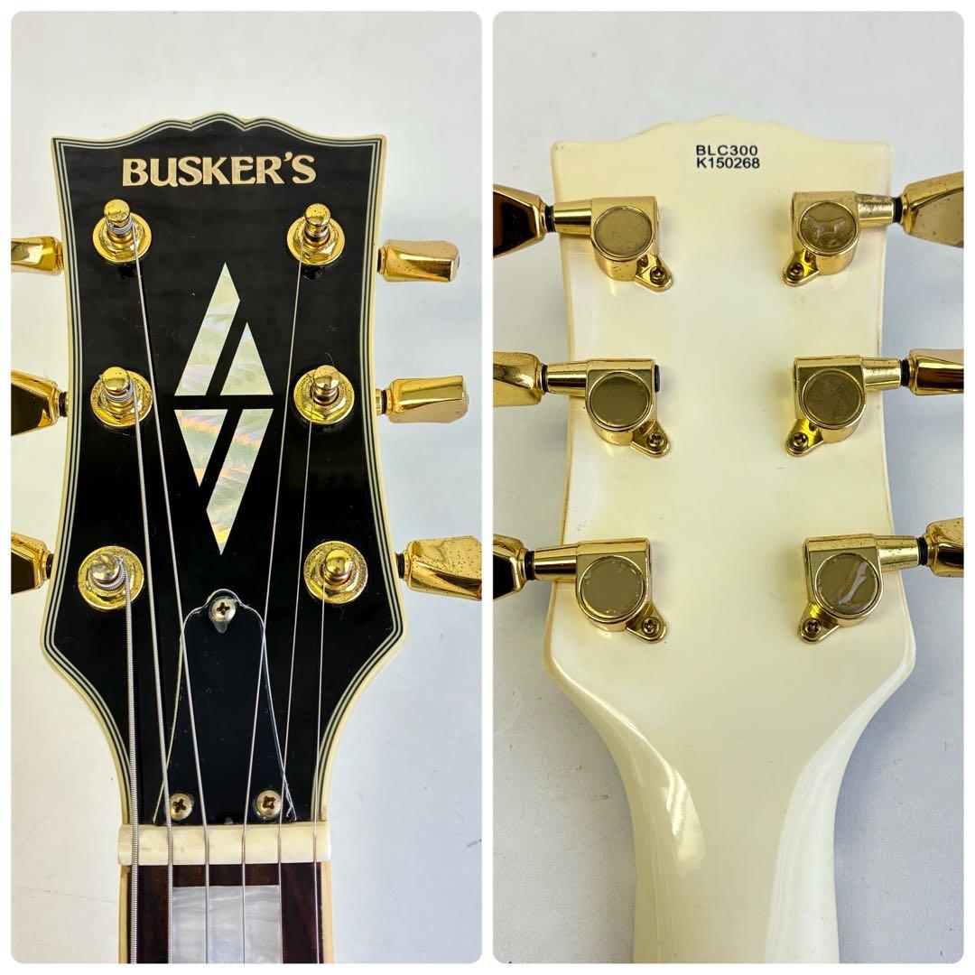 busker's BLC300 ホワイト レスポール カスタムタイプ 初心者向け