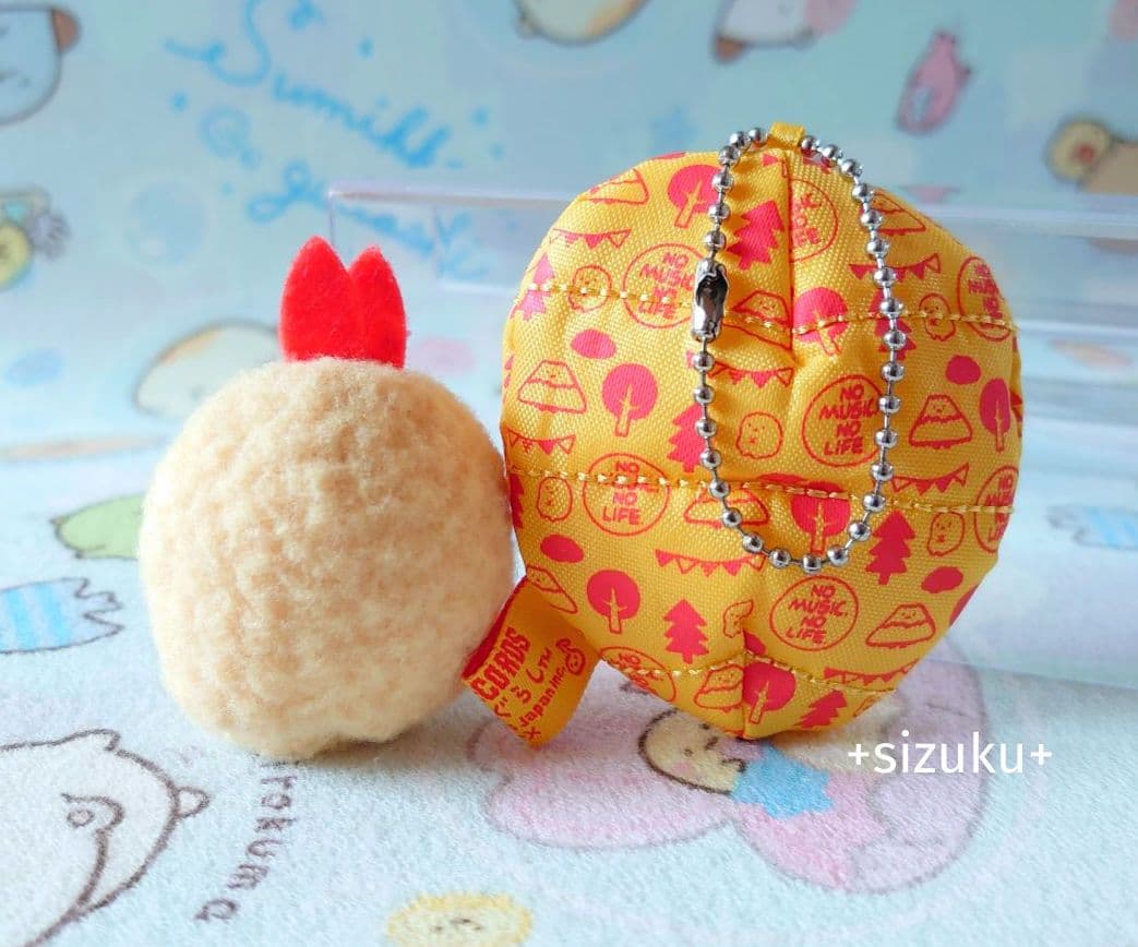 【レア・２点】すみっコぐらし えびふらいのしっぽ 寝袋 タワレコ ぬいぐるみ