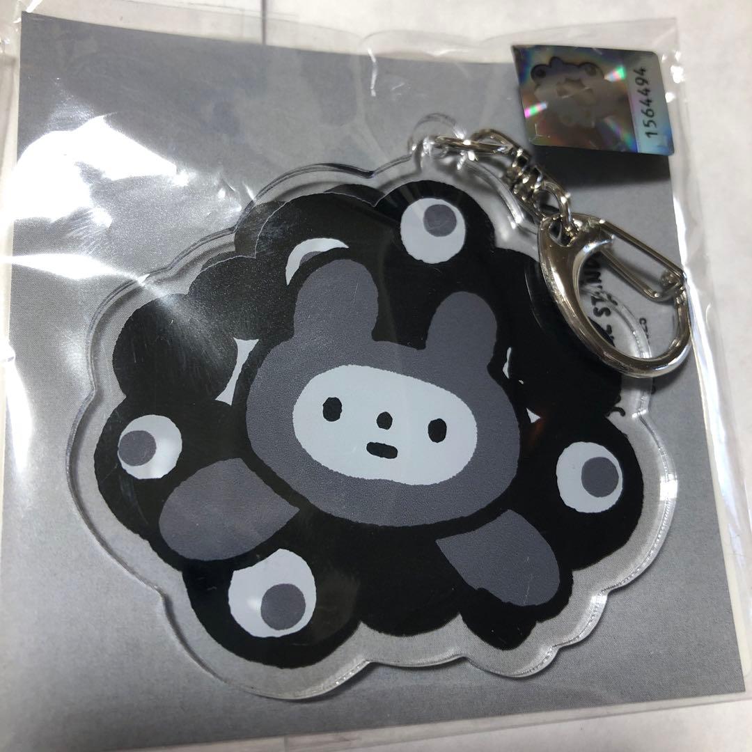 ミャクミャク　きっこうちゃん　黒アクスタ　アクリルキーホルダー3個セット
