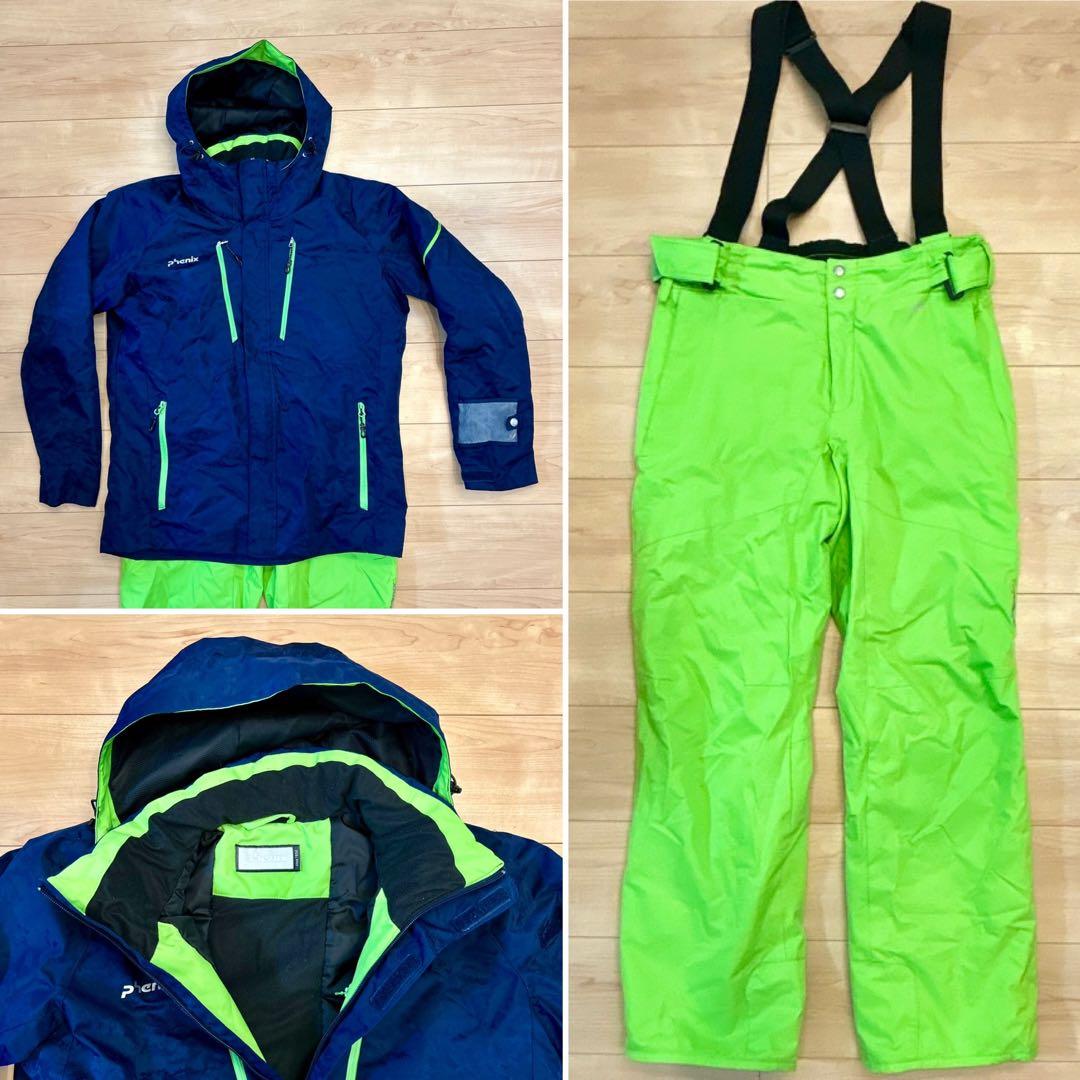 ☆値下げ☆Phenix スキーウェア サイズXLネイビー/グリーン