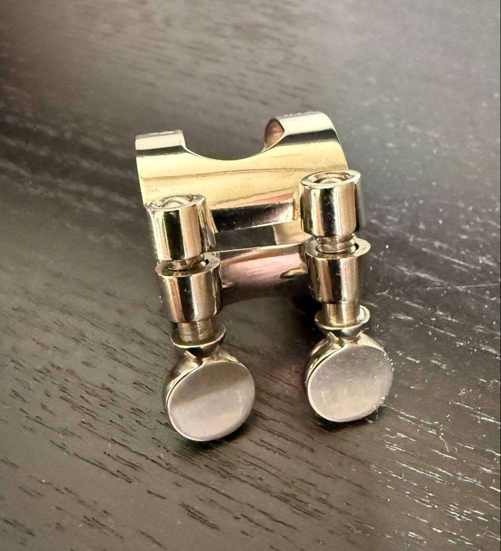 T*.様 ブルズアイ HOT ガーデラテナーメタル用 リガチャ 厚がけ銀メッキ(