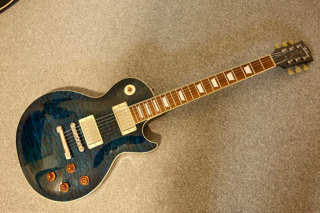 ギター Tokai Love Rock LS-142Q Indigo Blue 2018