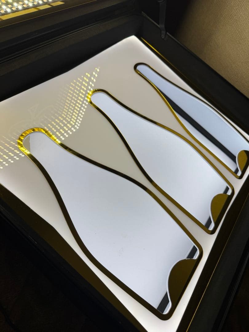 アルマンド アタッシュケース ブラック×ゴールド