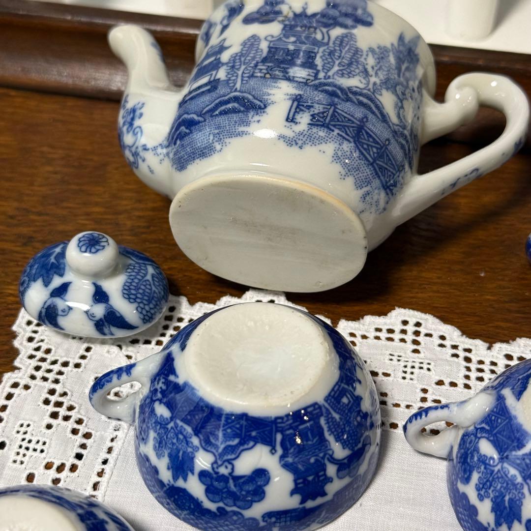 ブルーウィロー　ミニチュアティーセット