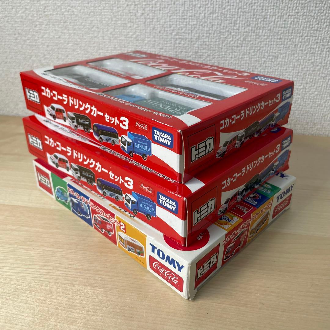 3箱 未開封 コカコーラ ドリンクカーセット 2、3 トミカ