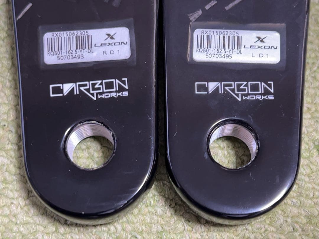 LEXON 超軽量カーボンクランク 162.5mm 29mmスピンドル 未使用品