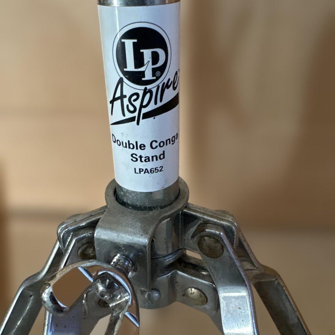【直接お渡しor着払い~240】LP コンガ aspire スタンドセット 楽器