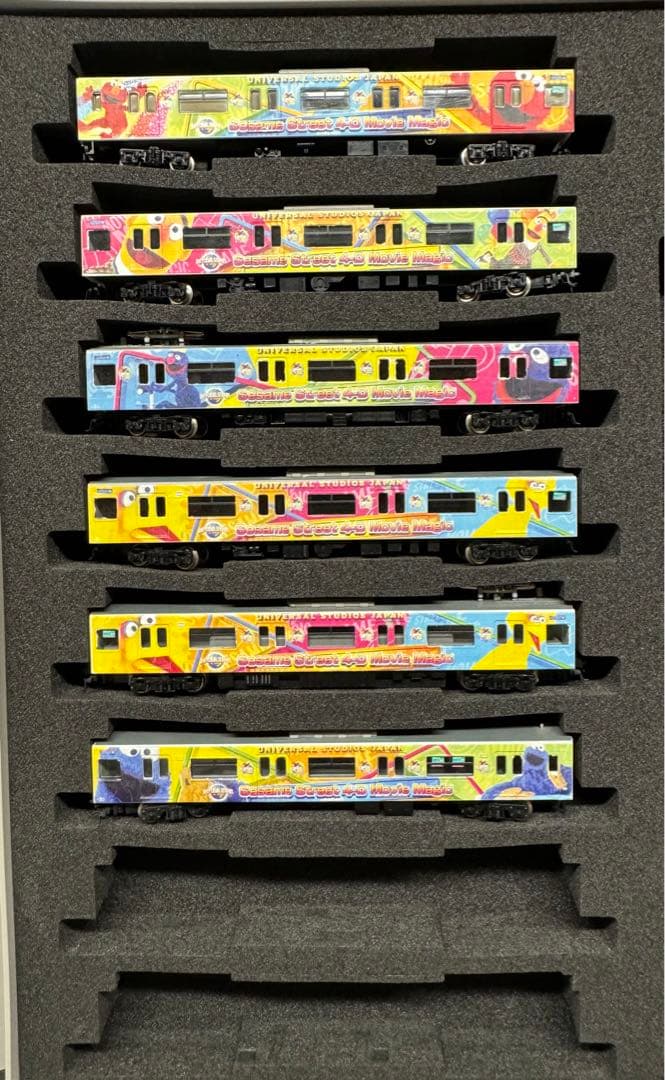 Nゲージ　103系 大阪環状線　USJ(セサミストリート)ラッピング　ゆめ咲線