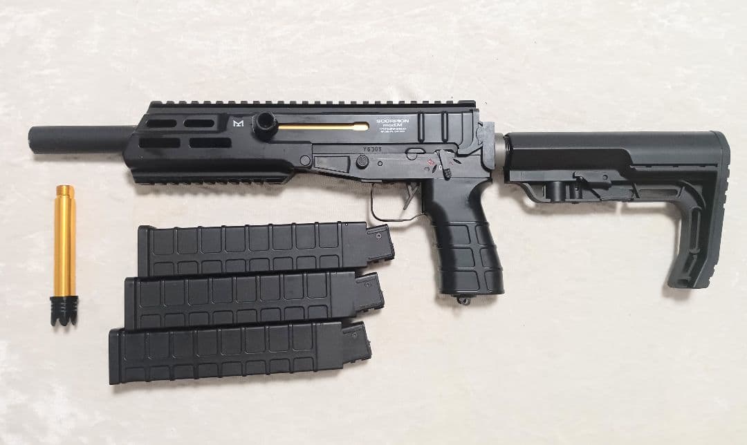 東京マルイ スコーピオンMOD-M カスタム M4ストックVer コン電
