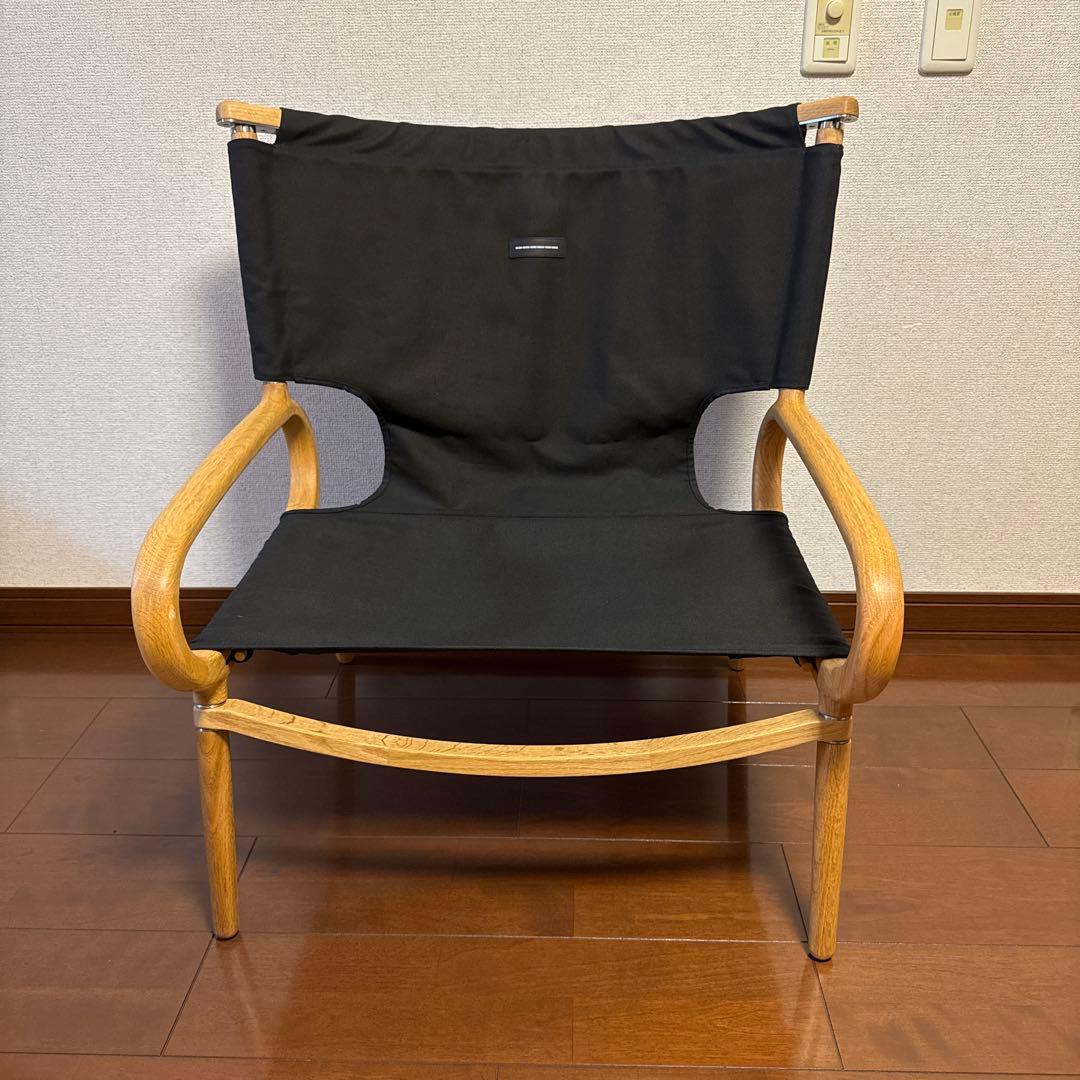 ikiki グランドチェア オーク キャンバス ブラック