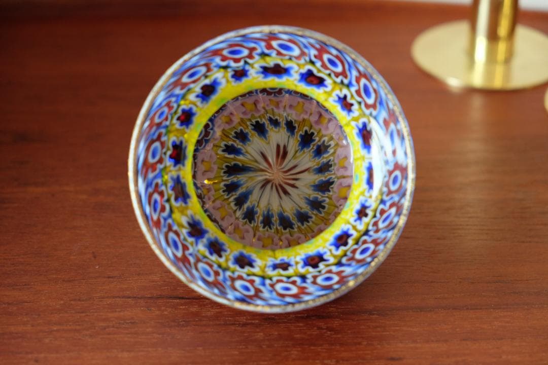 イタリア 民藝 ミルフィオリ 花瓶 検)ワイングラス 皿 江波冨士子 舩木倭帆