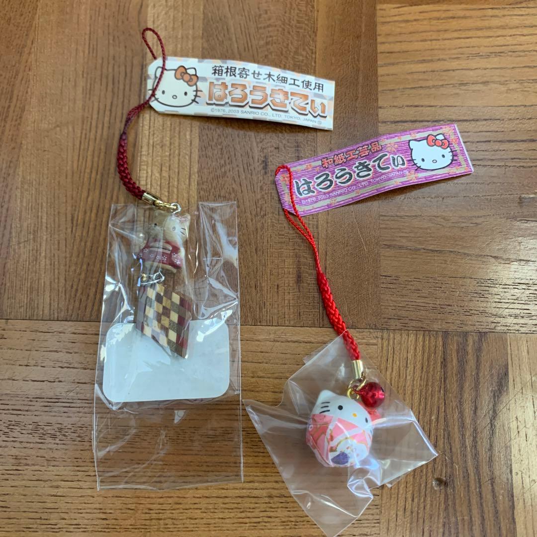 ご当地　ハローキティ　キティ　根付け　ストラップ　レトロ