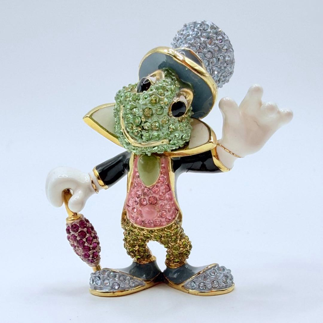 希少☆ディズニー アリバスブラザーズ スワロフスキー ジミニー クリケット 置物