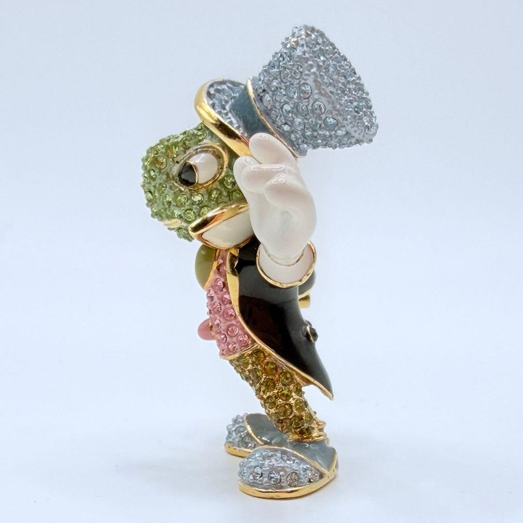 希少☆ディズニー アリバスブラザーズ スワロフスキー ジミニー クリケット 置物