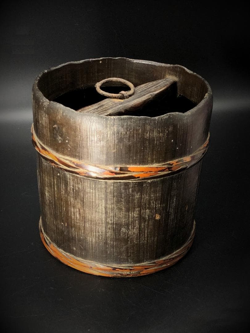 【 釣瓶水指 】　陽堂作　江戸時代　蔵出骨董