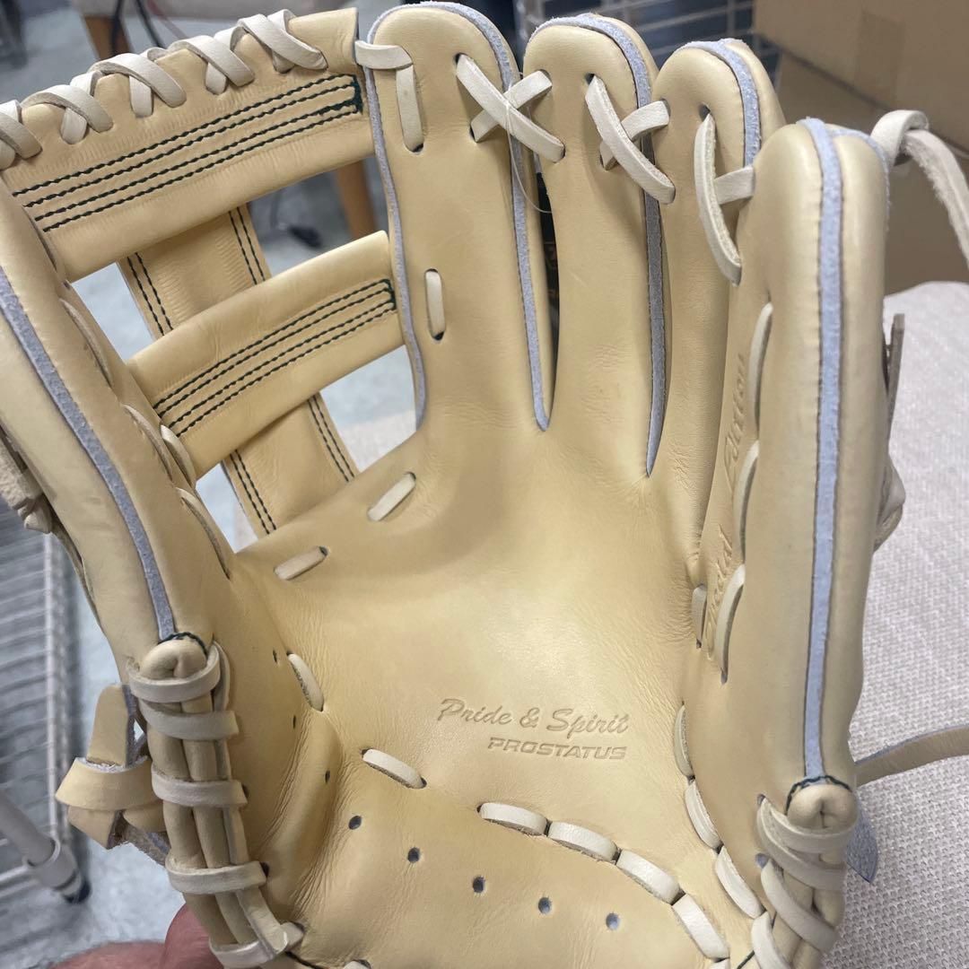 ZETT 硬式グローブ アイボリー 日本製