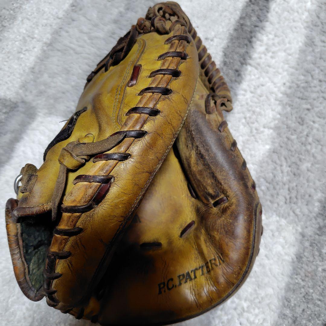 [ジャンク品]ZETT 硬式キャッチャーミット イエロー