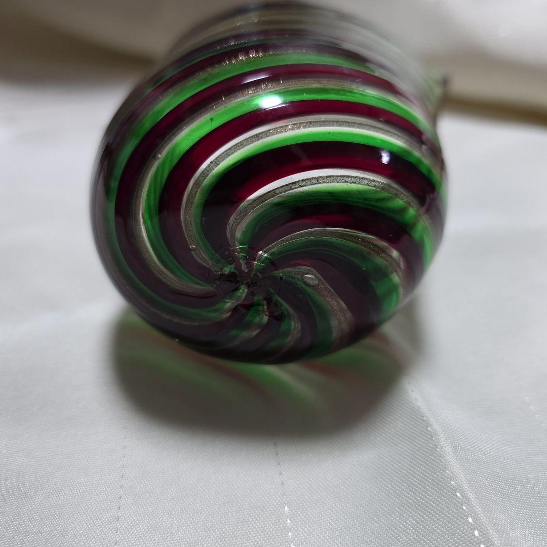 【希少】ムラーノグラス 金箔ライン入り