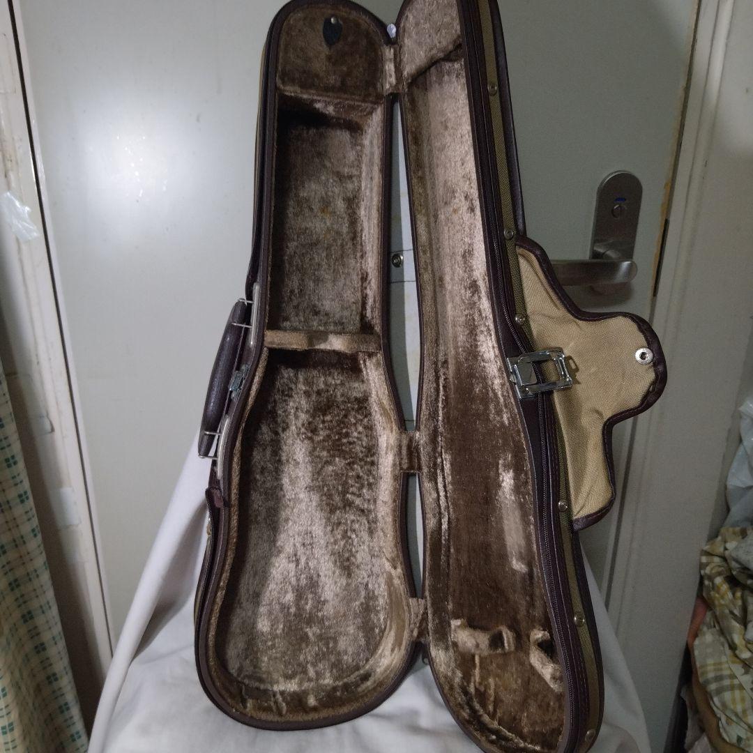 ♥7才前後の子供用♥スズキバイオリン1/4メンテ済品番280弓ケ―ス松脂肩当て付