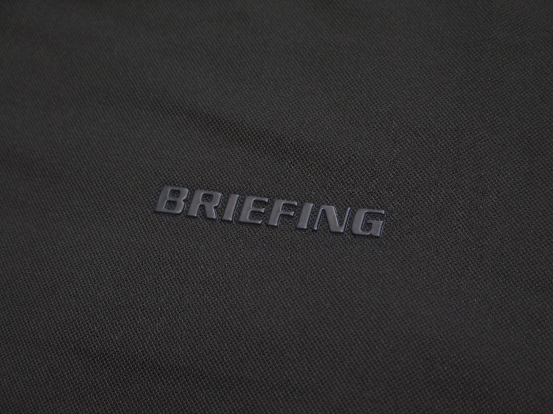 BRIEFING GOLFブリーフィングゴルフバックロゴラインシャツネイビーⓂ