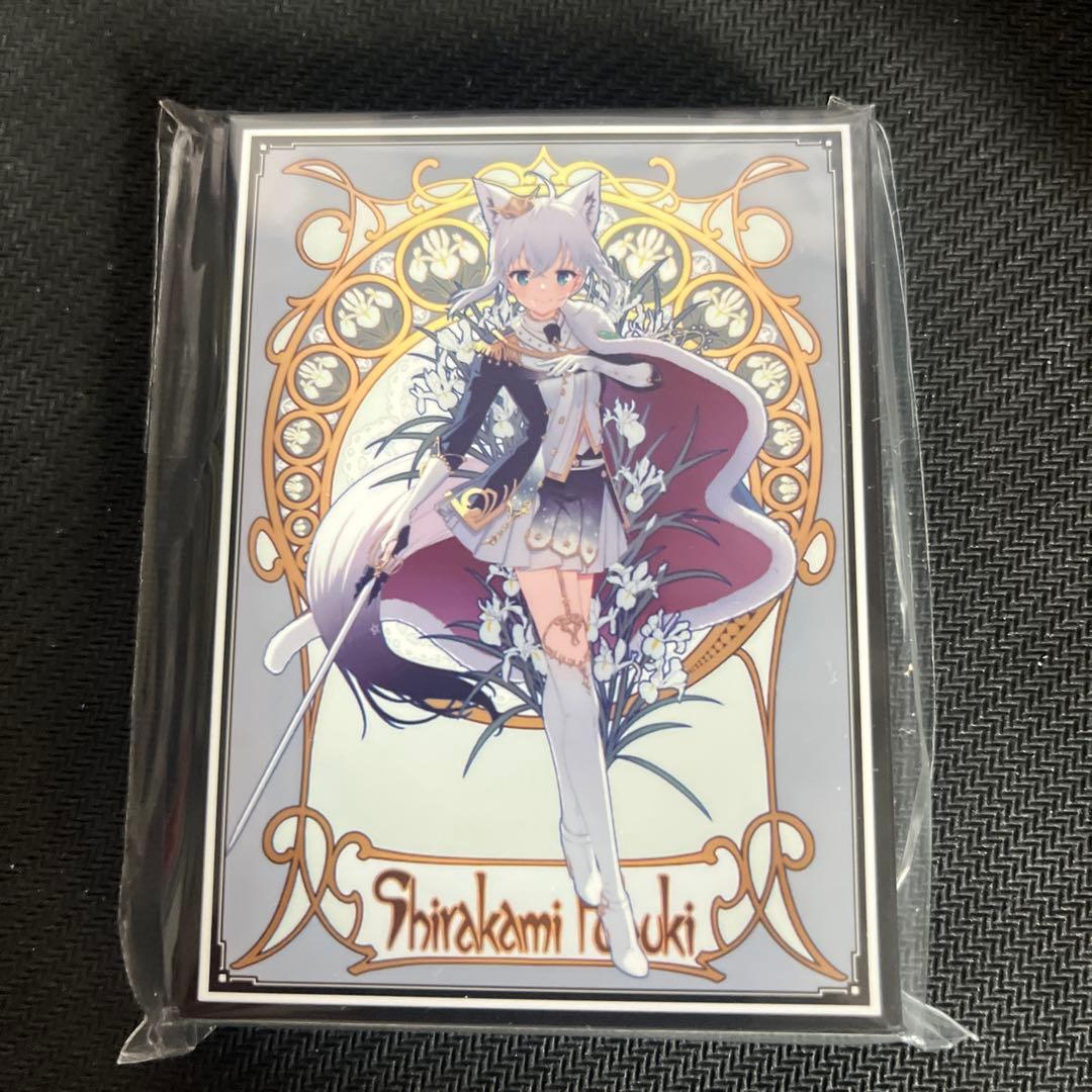 【スリーブ/合皮製デッキケース】ホロライブ 白上フブキ セット【未開封】