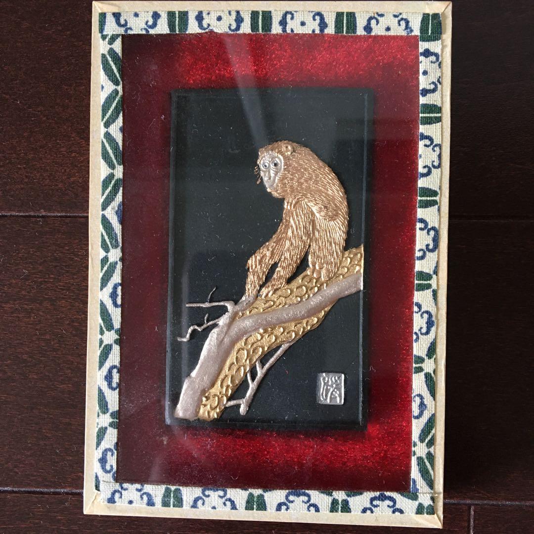 希少中国微墨　2種　猿　金魚