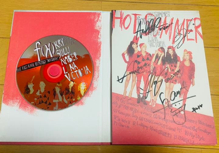 f(x) hot summer 直筆サイン