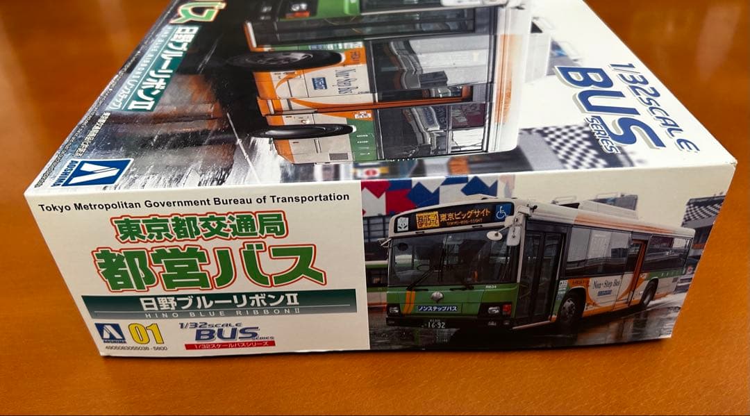 1/32 都営バス 日野ブルーリボン➕バス用1/32乗客フィギュアA、Bセット