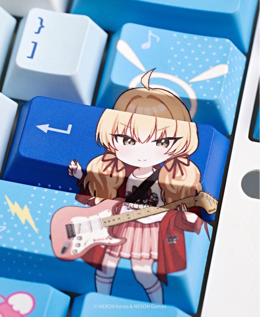 韓国限定 ブルーアーカイブ X はまじあき キーボード デスクテリアパッケージ