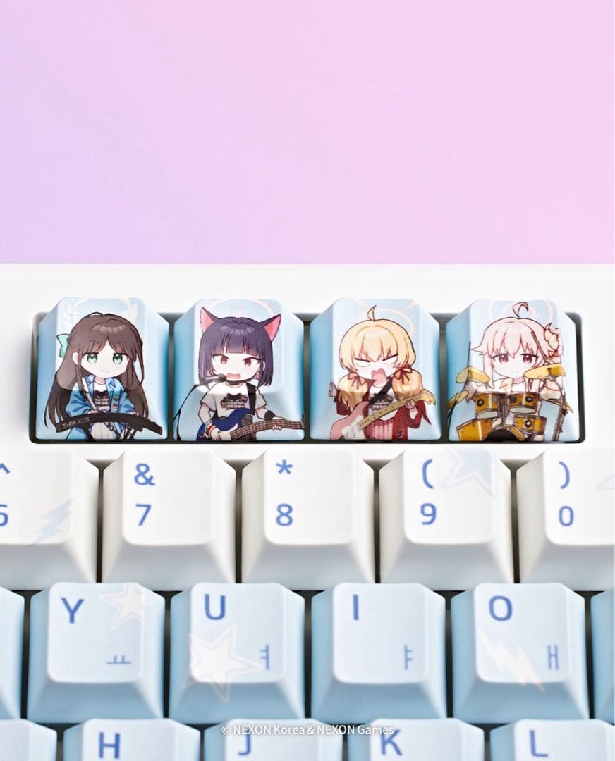 韓国限定 ブルーアーカイブ X はまじあき キーボード デスクテリアパッケージ