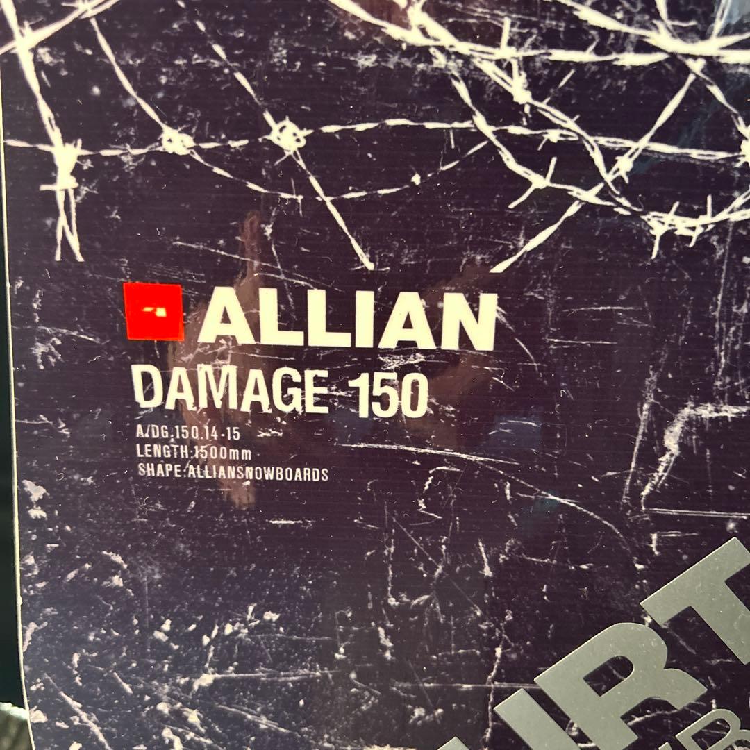 ALLIAN DAMAGE 150スノーボード FLOW ビンディング　ブーツ