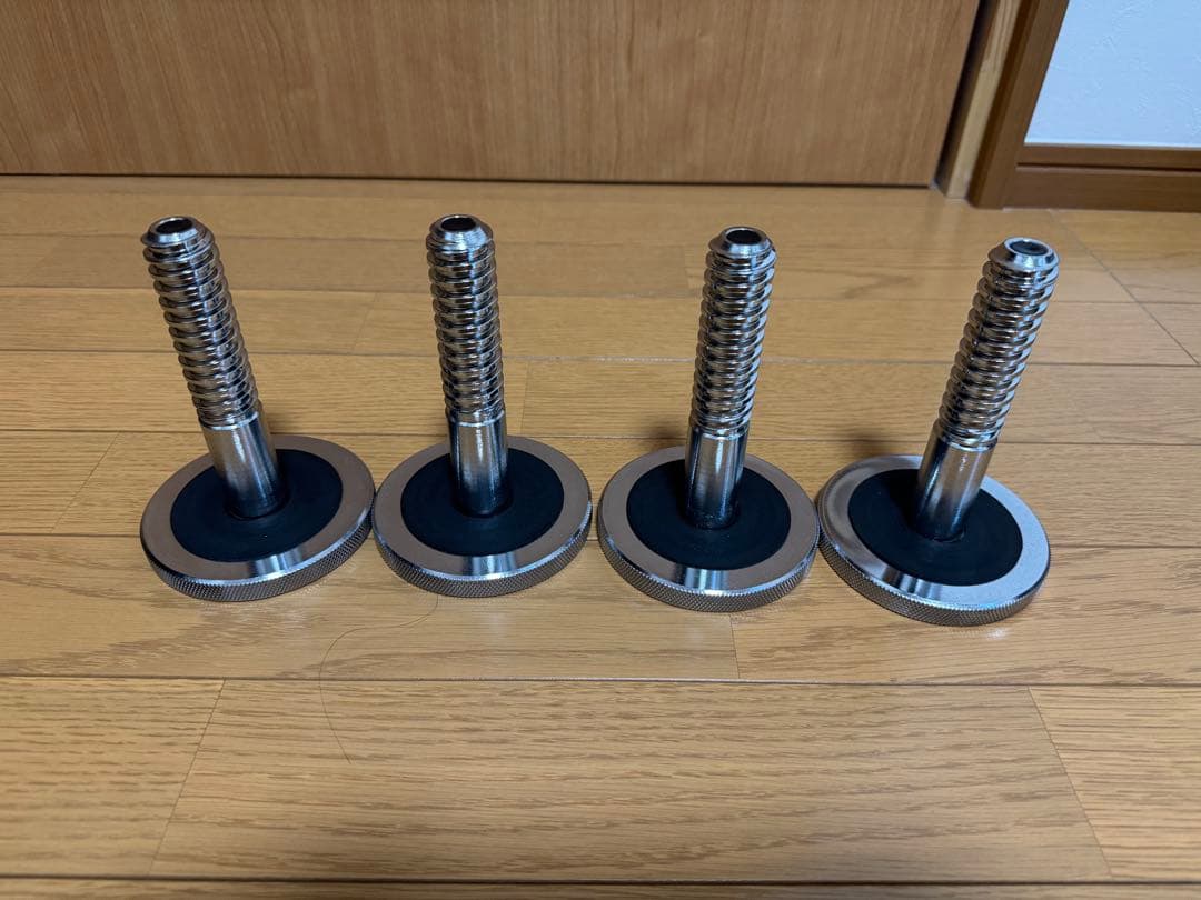 【値下げ】GFCダンベルハンドル×2 ミドルスクリュー×4