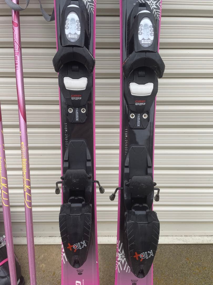 スキーセット flame 110 ピンク/ブラック