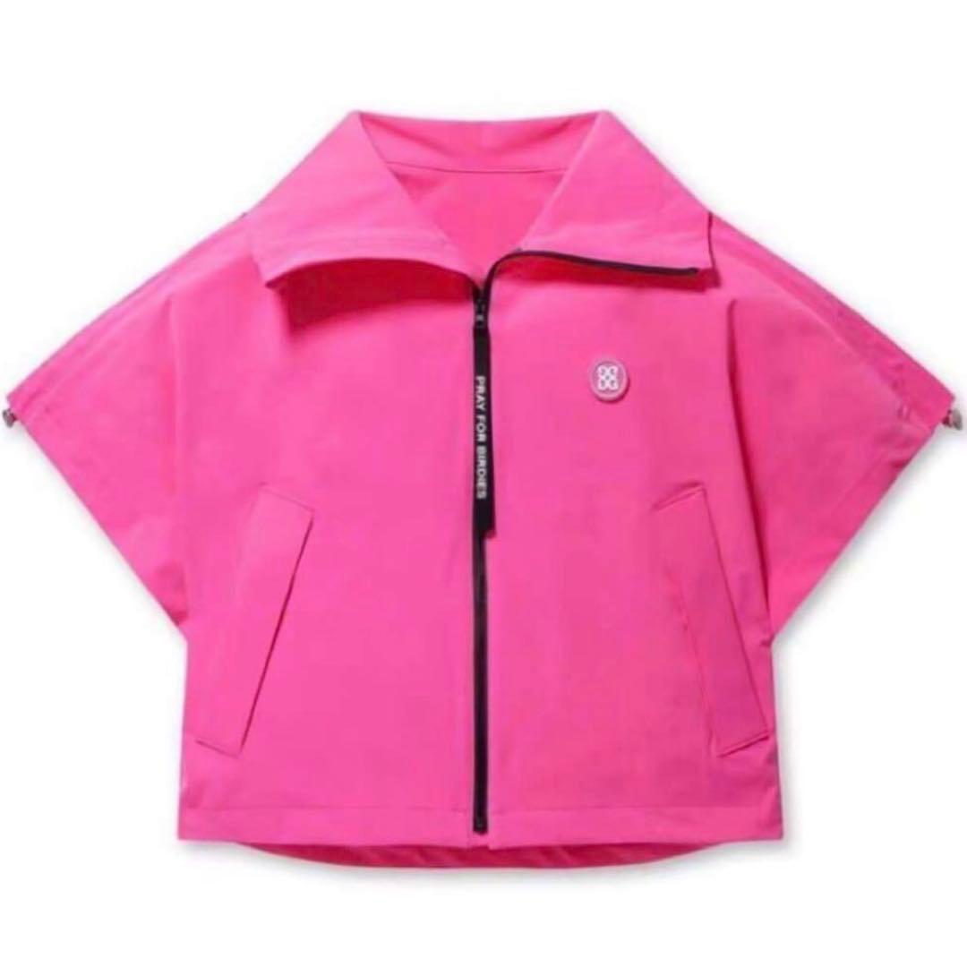 即発送　お値下げ歓迎！ジーフォア ゴルフ レディース トップス 半袖 ジャンバー