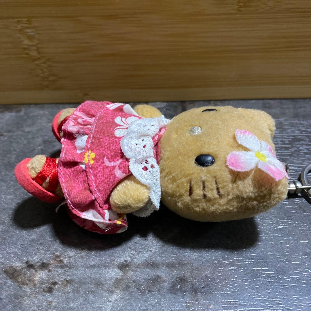 激レア！当時物　ハローキティ　日焼け　ハワイ　ぬいぐるみキーホルダー　レトロ 9
