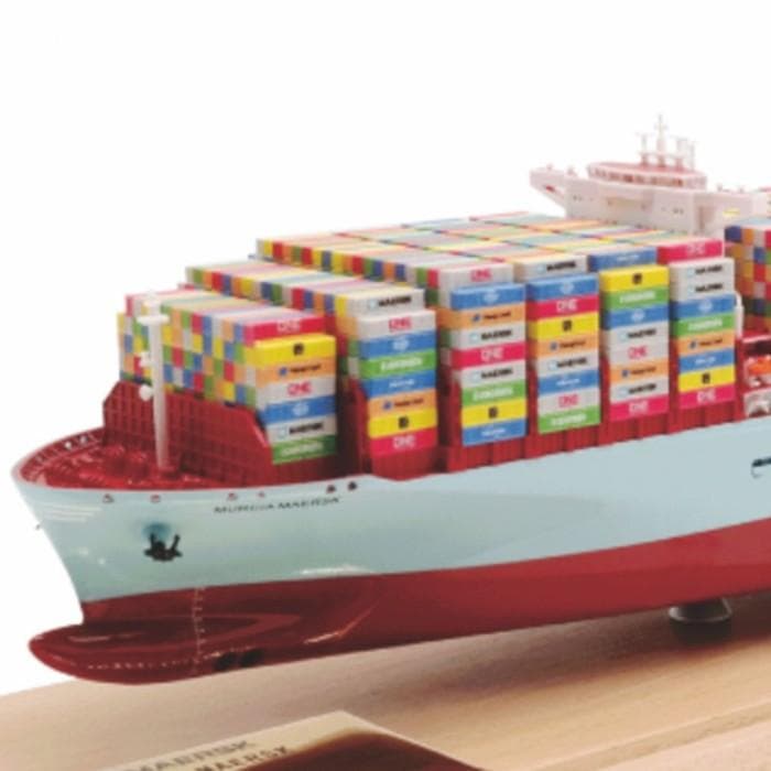 45cm 海上コンテナ船 MAERKSK LINE 完成品 模型 船舶鑑賞用