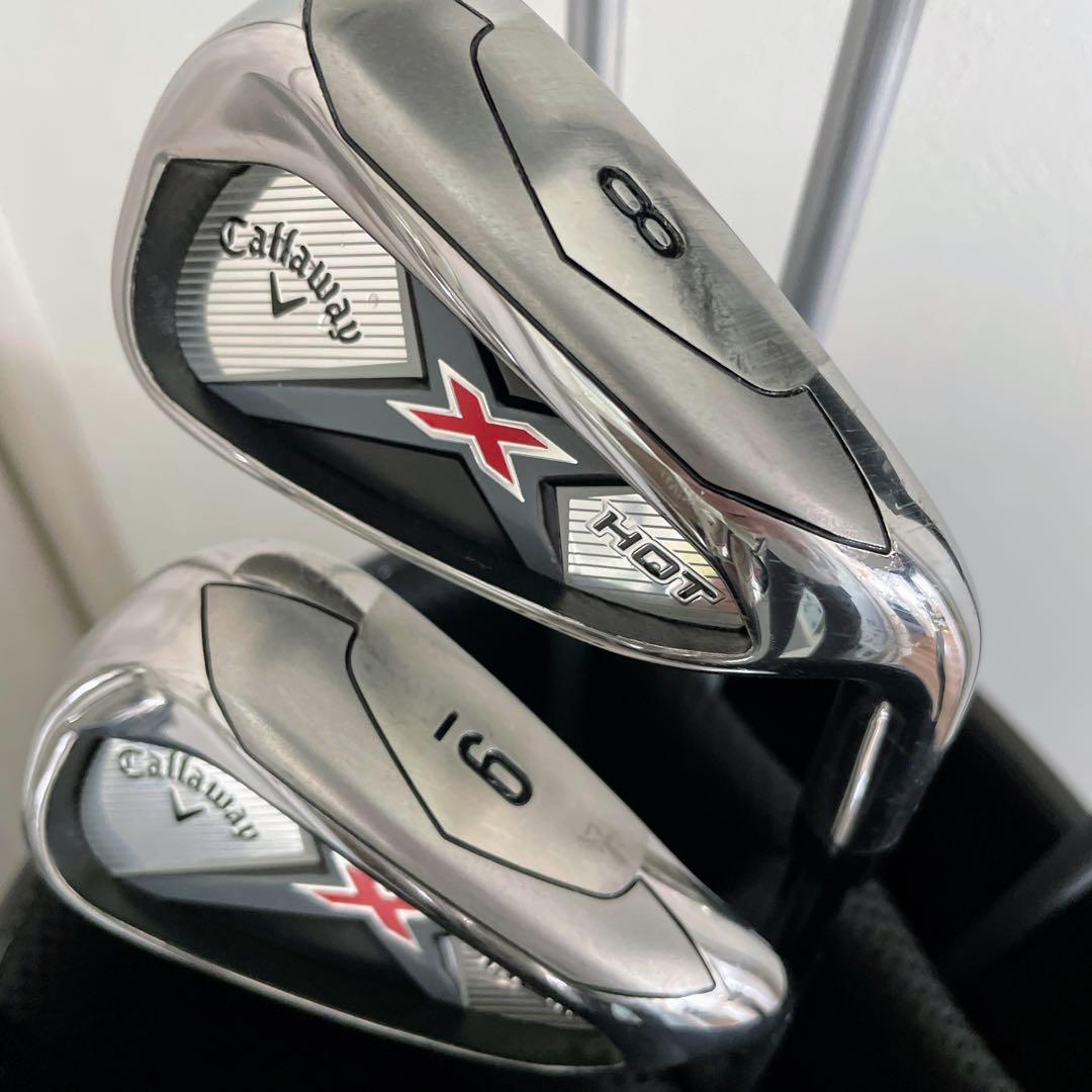 現行最新モデル　美品　メンズ　Callaway XHOT ゴルフクラブセット　S