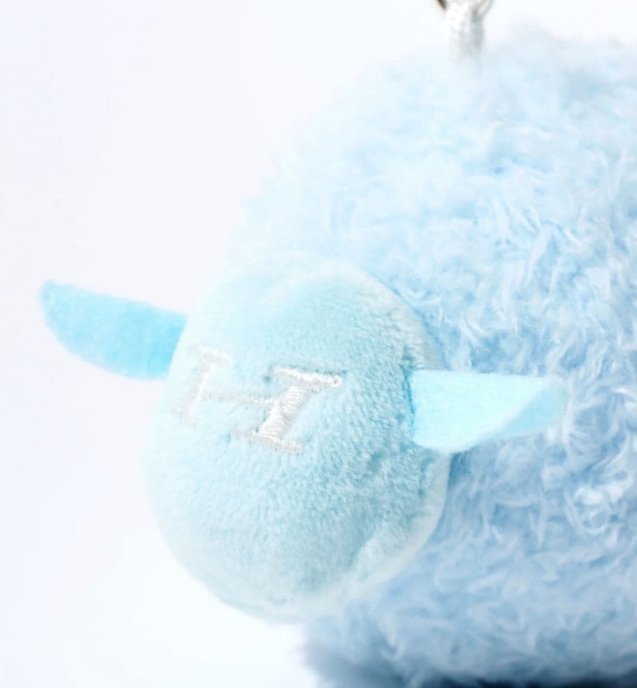 新品　羊文学　ひつじちゃんキーホルダーアイスブルー