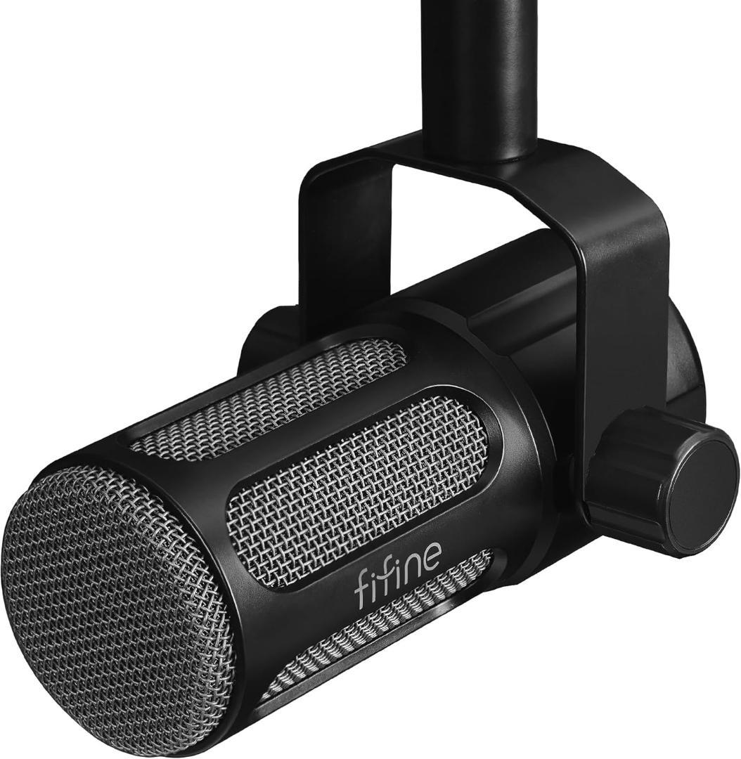 FIFINE XLR 高性能 ダイナミックマイク TANK1 ASMR