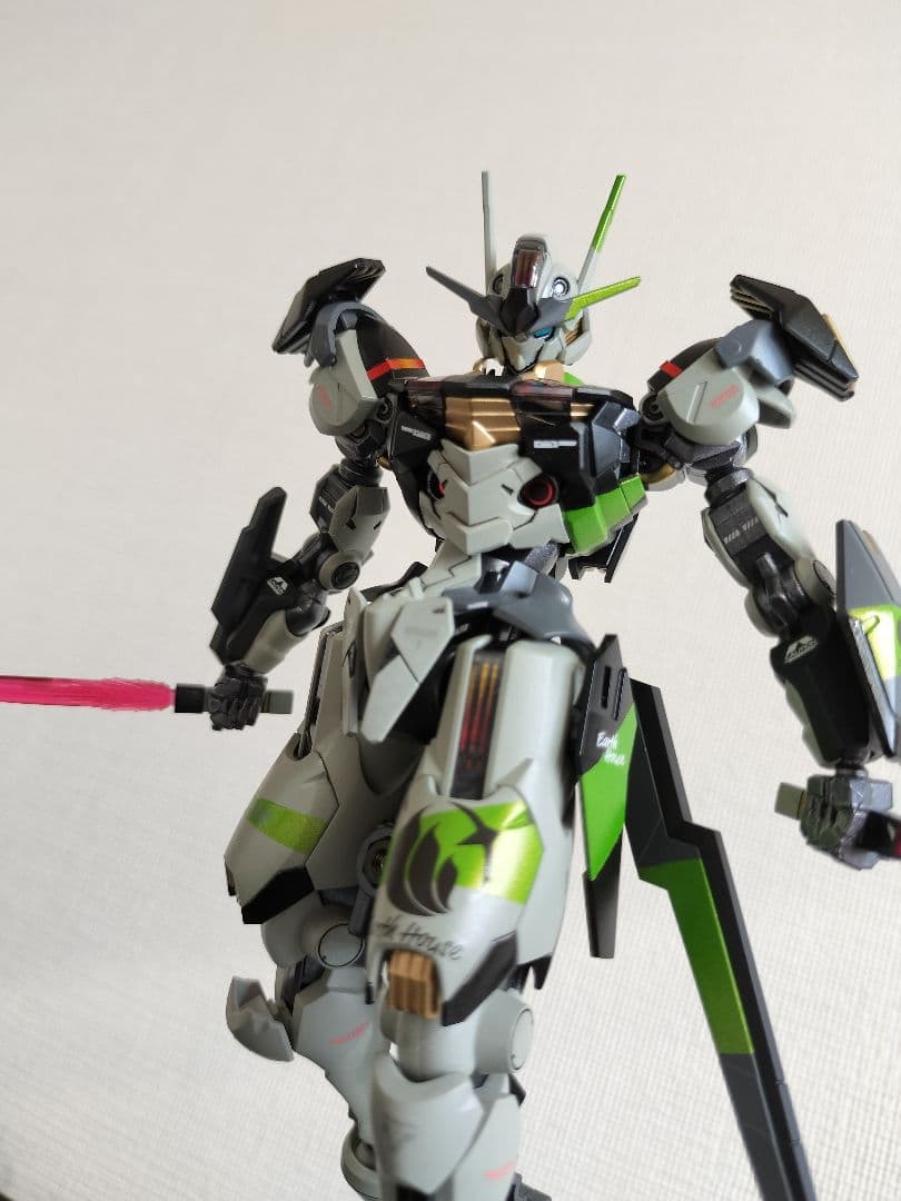 ガンダムエアリアル　オリジナル塗装完成品　水星の魔女　ガンプラ