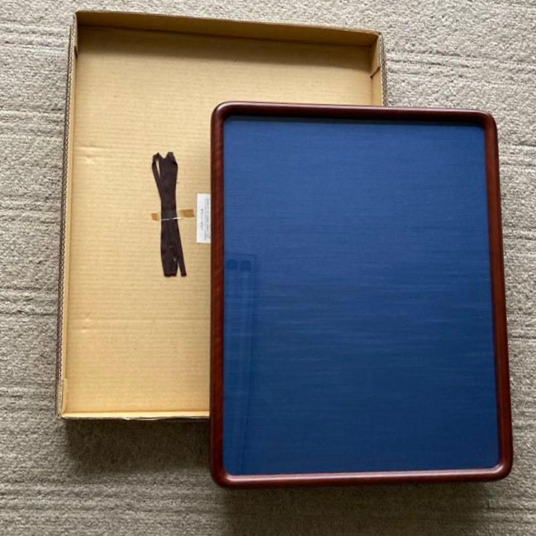 半紙額★女桑★隅丸★3面セット★縦横両用★書道用額縁★空額★和額★木製フレーム