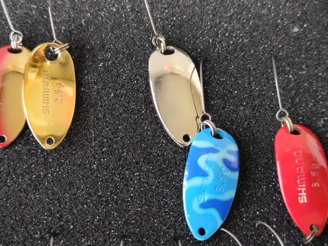 シマノ＆ウォーターランド スプーン　64個セット　ワレット付　エリアトラウト