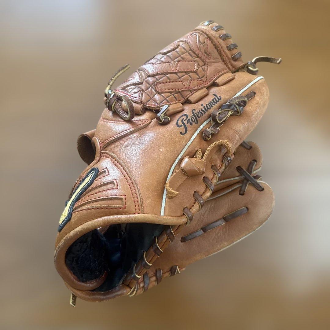 Mizuno Professional 野球グローブ ブラウン