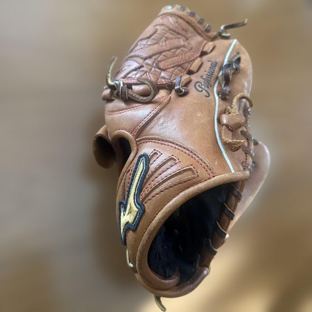 Mizuno Professional 野球グローブ ブラウン