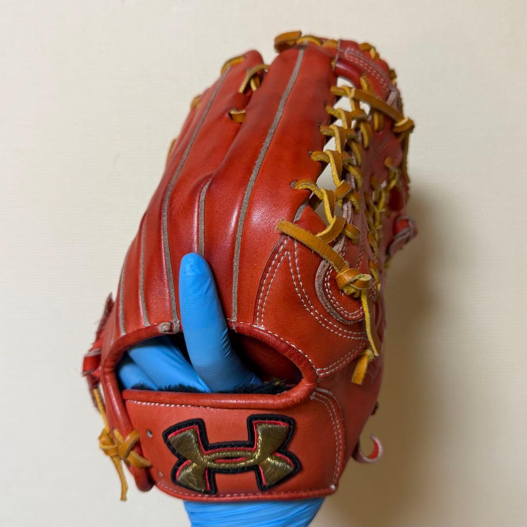 アンダーアーマー 軟式グローブ オレンジ