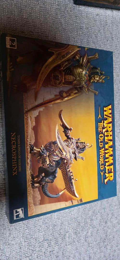 ウォーハンマー オールドワールド トゥームキング コア本無 フィンクスとダイス付