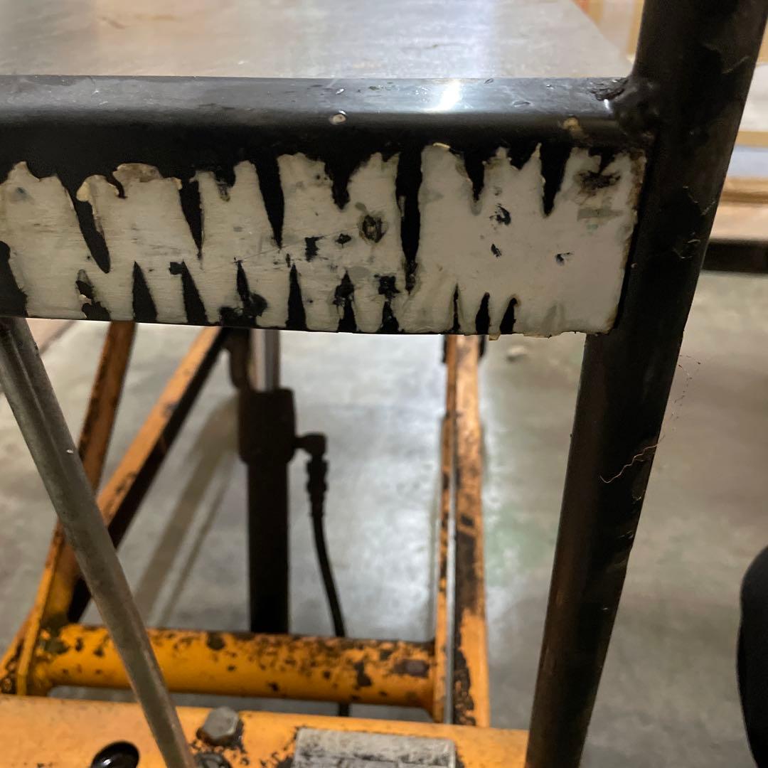 業務用ハンドリフト昇降リフトカート テーブルカート　運搬台車79＊40＊75cm