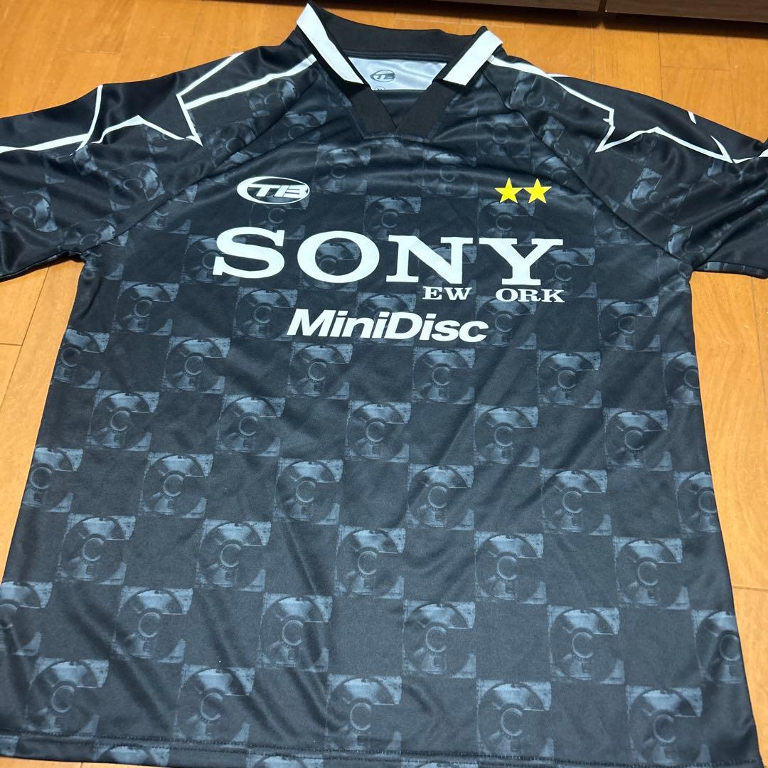 SONY MiniDisc XLサイズ サッカーシャツ ブラック