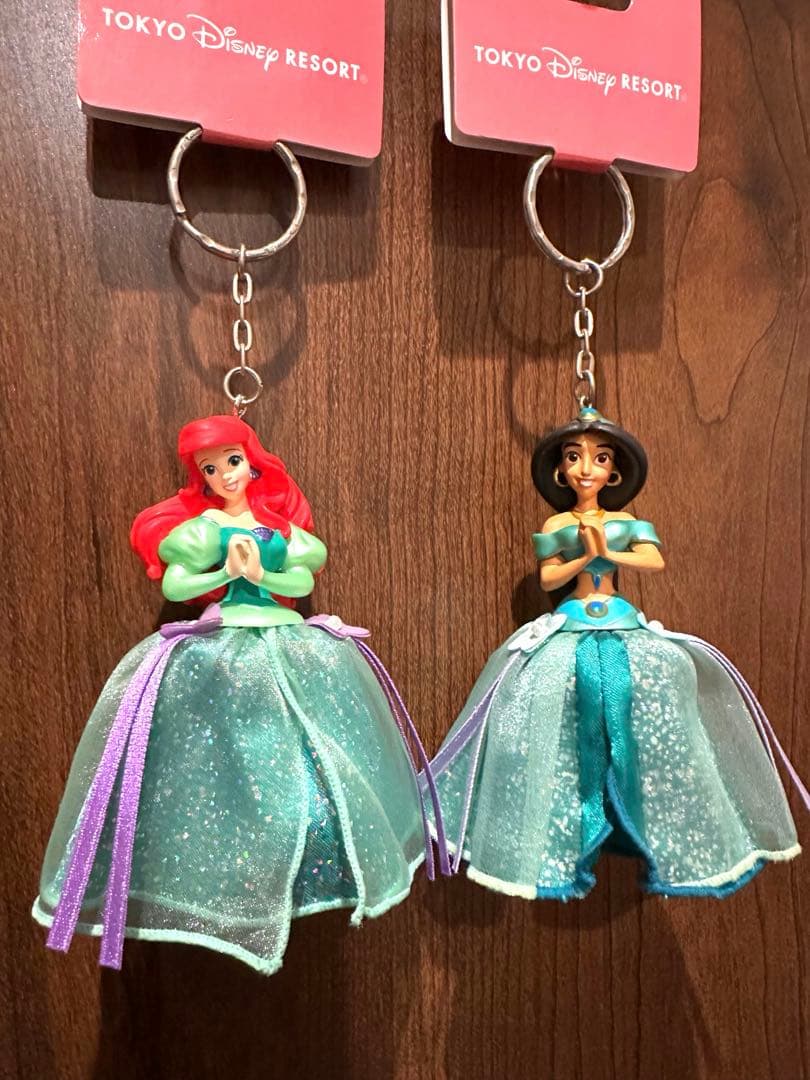 美品【タグ付】ディズニーリゾート プリンセスキーホルダー 13個セット おまけ付