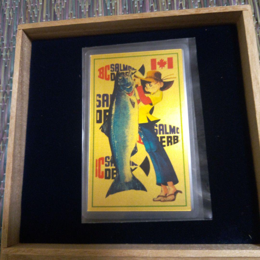 ファイン　ゴールドカード　釣りキチ三平　直筆サイン入り